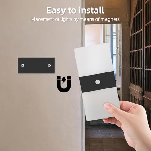 Wireless Motion Sensor Indoor Wall Sconces Set of 2 (2 Count)