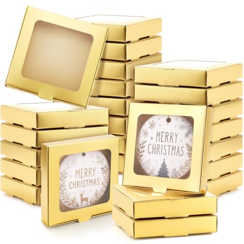 25 Pcs Christmas Sublimation Ornament Blanks Box (25 Count)