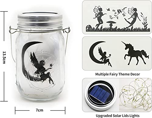 Solar Mason Jar Lid Light 8 Pack Cold White Waterproof Outdoor Decor