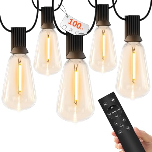 100 FT Outdoor String Lights for Outside (100 Foot)