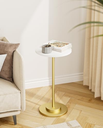 Drink Table Round Side Table for Small Spaces