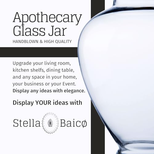 Large Apothecary Jars Glass