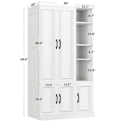 Armoire Wardrobe Closet 70" H