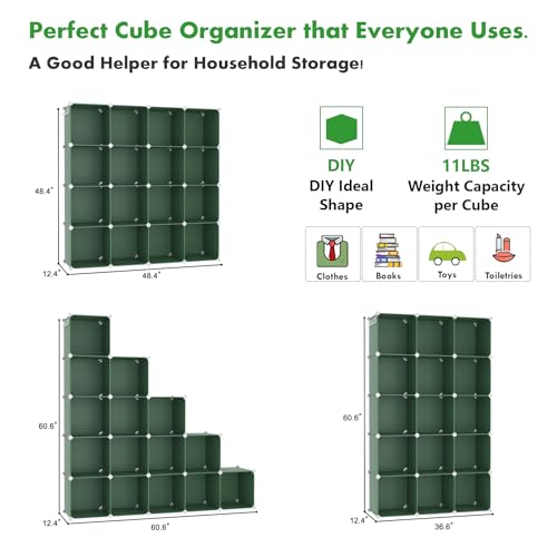 16 Cube Storage Organizer Cube Shelf Units Storage Cubes