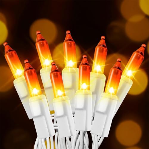 Christmas Mini String Lights Orange