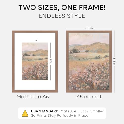 A5 Mocha Picture Frame