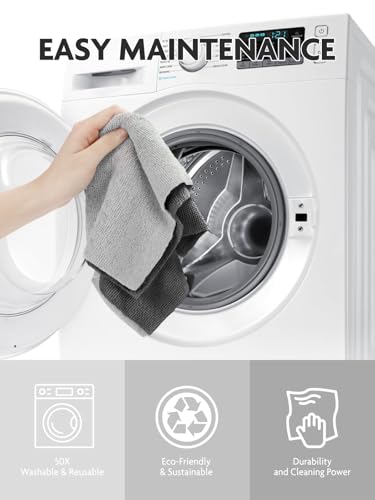 Microfiber Cleaning Cloth Roll (60 Count)