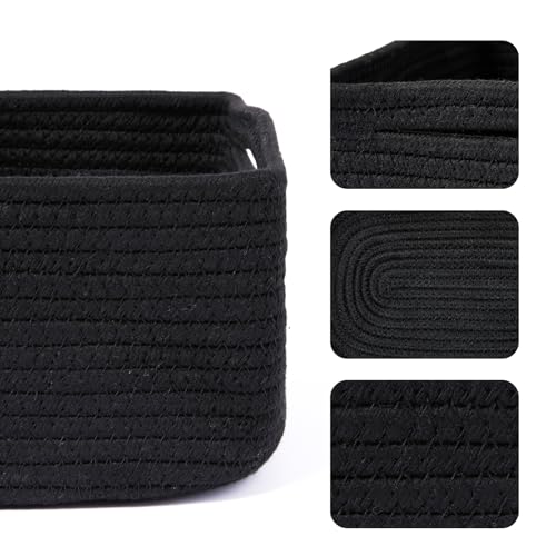 Small Storage Baskets for Organizing (4 Count)