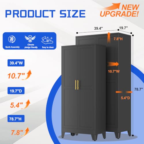 79" Tall New Update Kitchen Pantry Cabinet