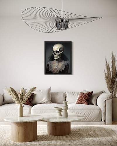 Female Skull Poster Art Print