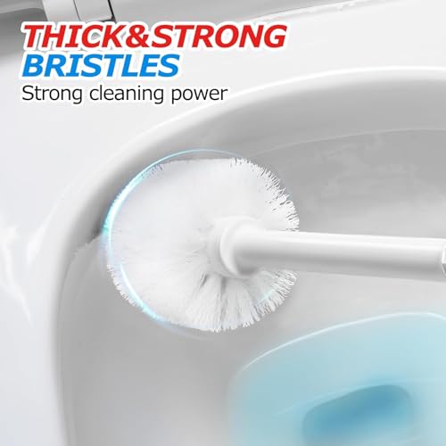 2Pack 2 in 1 Toilet Brush and Plunger Set (2 Count)