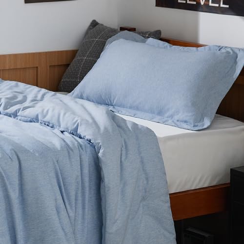 Light Blue Twin Comforter Set