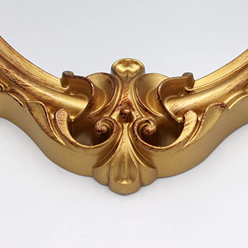 16.5 x 11 inch Antique Mirror Shield Shape