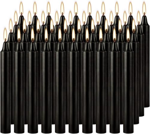 Spell Chime Candles 40 pcs Black Candles (12 Count)