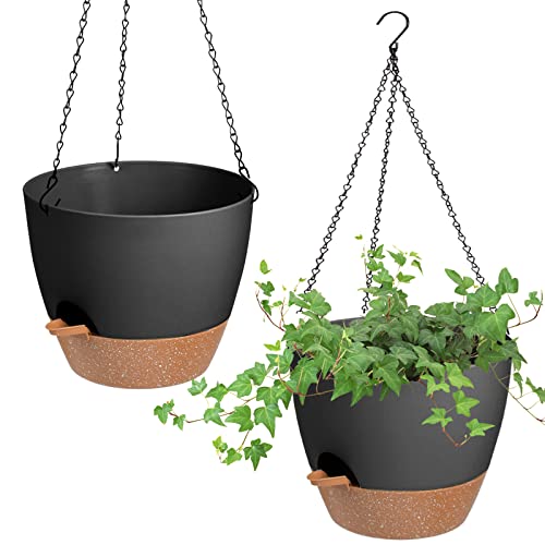 Hanging Planters for Indoor Outdoor Plants (2 Count)