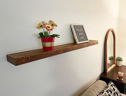 54 Inch Wooden Floating Shelves for Wall