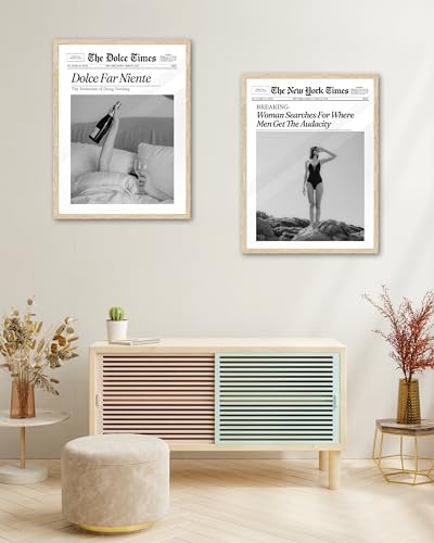 12x16in Where Men Get the Audacity Framed Newspaper Wall Art
