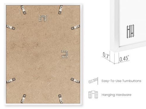 White Oak Wood 9x12 Picture Frames