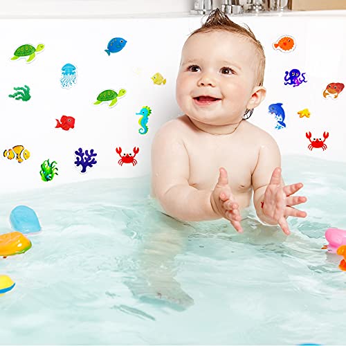 Sea Animals 40pcs Thick Gel Clings (40 Count)