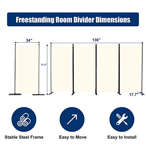 Room Divider 4 Panel