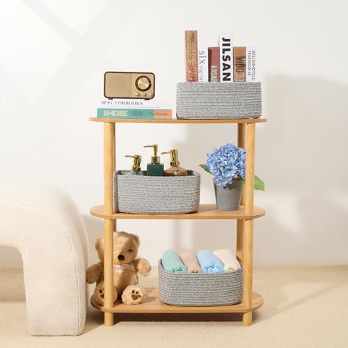 Small Storage Baskets for Organizing (3 Count)