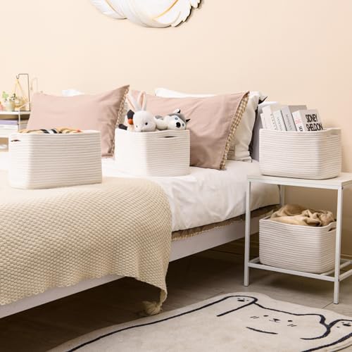 Storage Baskets for Organizing 12.5"x9.1"x7.9" (4 Count)