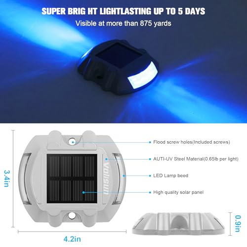 Solar Deck Driveway Dock Lights (20 Count)