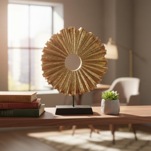 Modern Abstract Round Decorative Sculpture