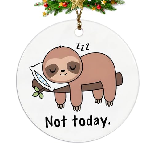 Sloth Ornaments for Christmas Tree