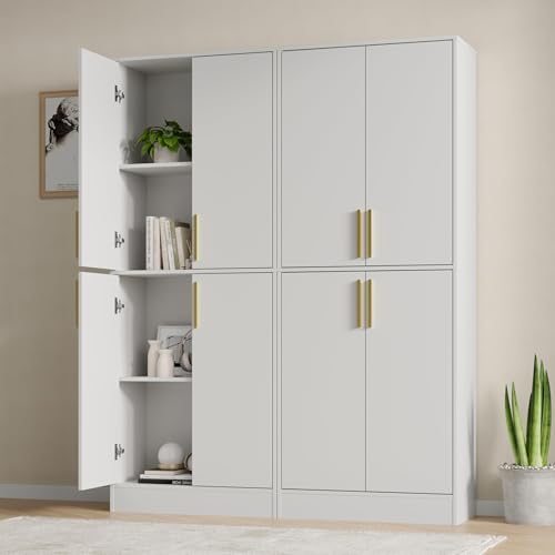 71" Tall Pantry Cabinet with 4 Doors