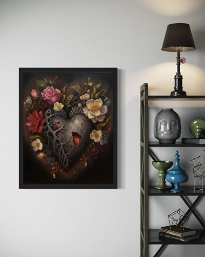 Gothic Heart Unframed Poster Art Print