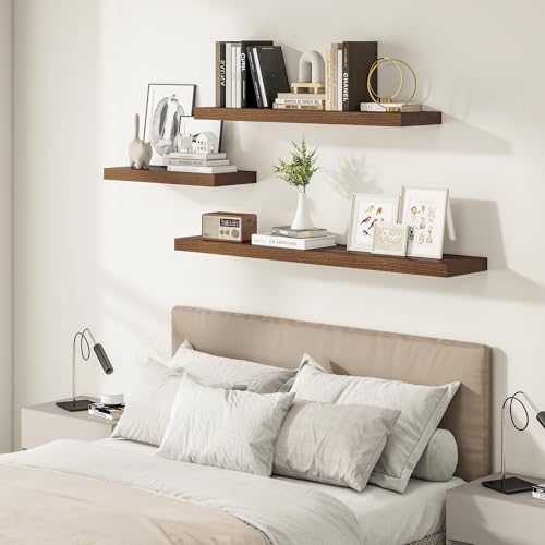 Deep Floating Shelves 55x12” Set of 2 (2 Count)