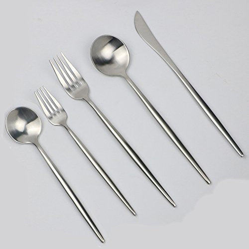 5 Pieces Luxury Silver 18