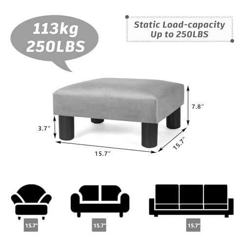 15'' Small Foot Rest Stool Ottoman