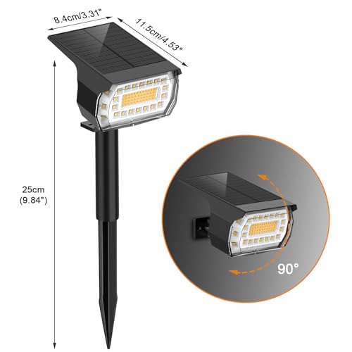 Solar Spot Lights Outdoor (8 Count)