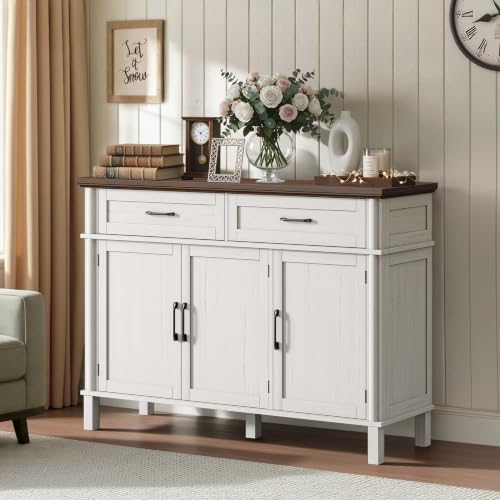 48" Sideboard Buffet Cabinet with Storage Drawers