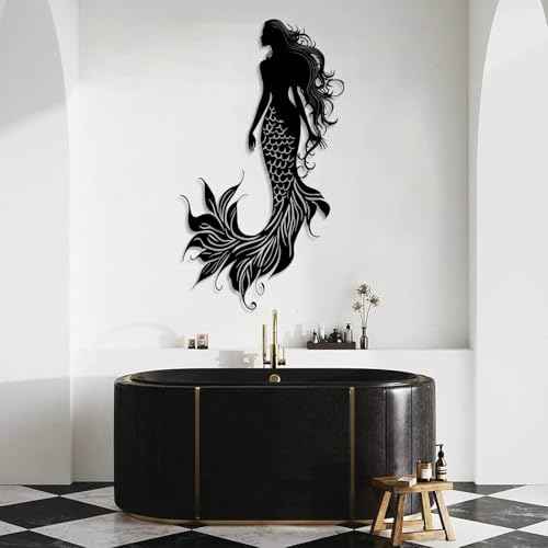 Metal Mermaid Wall Decor
