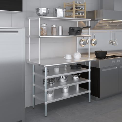 48 Inch Double Tier Overshelf