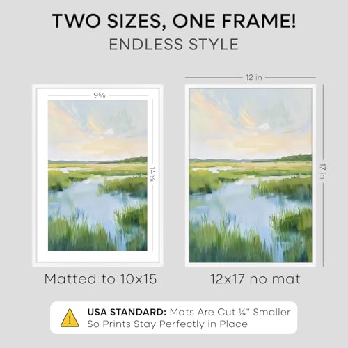 12x17 White Picture Frame