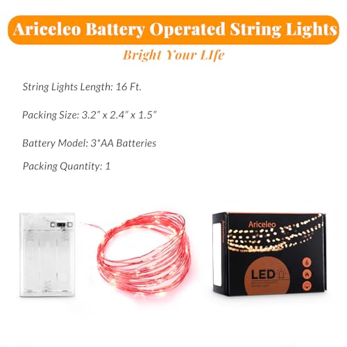 Led Fairy Lights Battery Operated (16 Foot)