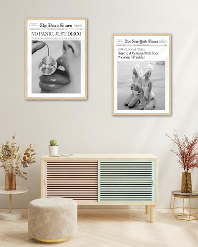12x16in No Panic Just Disco Framed Newspaper Wall Art