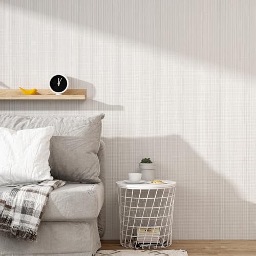 Grasscloth Peel and Stick Wallpaper 20.8"x394" Multi (56.7 Sq Ft)