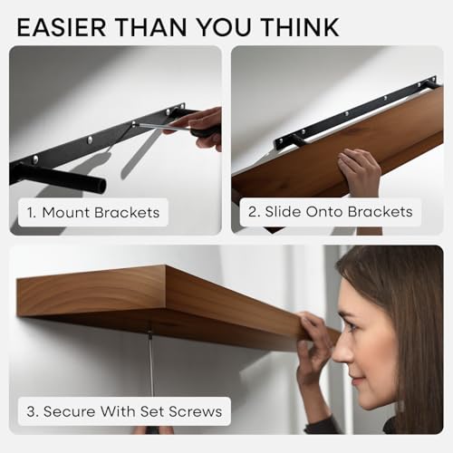 60 Inch Floating Shelves (2 Count)