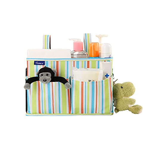 Bedside Caddy Hanging Bed Organizer Storage Bag Pocket for Bunk and Hospital Beds