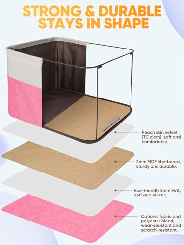 1 Pack Fabric Closet Storage Bins for Shelves