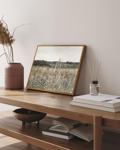 Framed Canvas Wall Art Vintage Decor