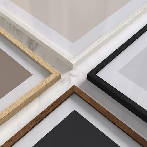 5x7 Walnut Oak Wood Photo Frame Set of 25