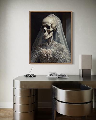 Skull Gown Poster Art Print