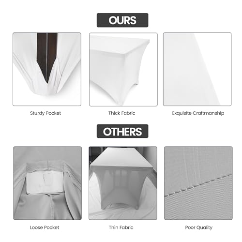 Spandex Table Cloth 2 Pack [4FT