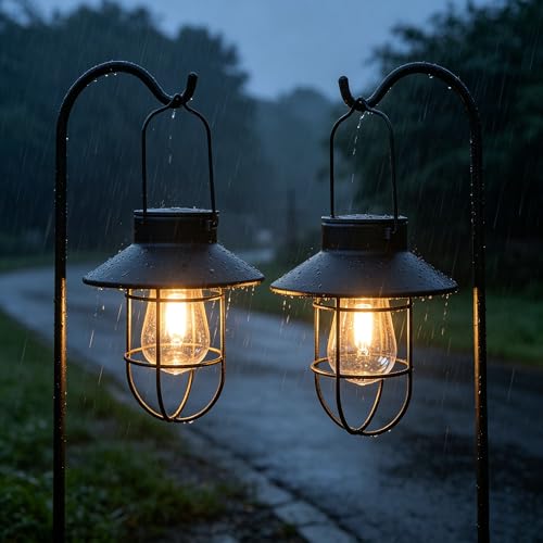 Solar Lantern 2pack Outdoor Hanging Light (2 Count)